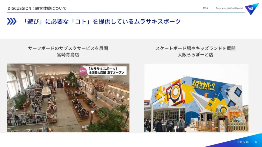 宮崎青島店のサーフボードサブスクや大阪ららぽーと店のスケートパークなどムラサキスポーツの店舗画像