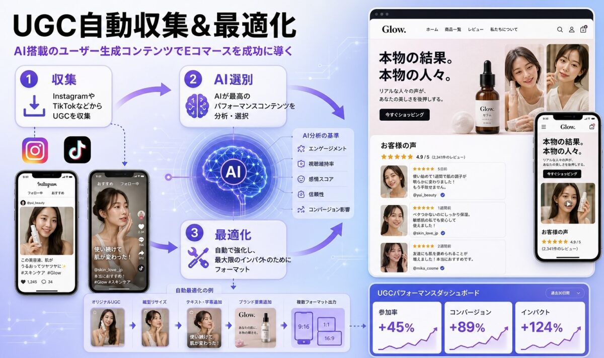 「UGC intelligence（インテリジェンス）」って何？レビューとSNS投稿を自動で集め、CVRに変えるプラグイン