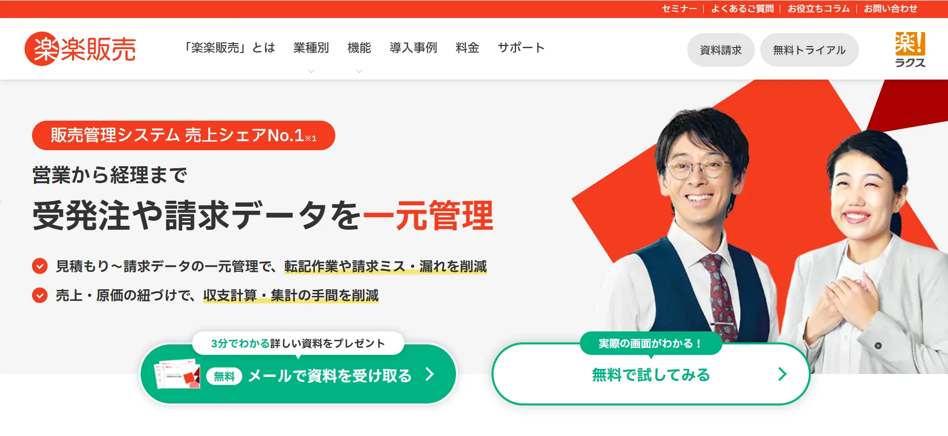 楽楽販売