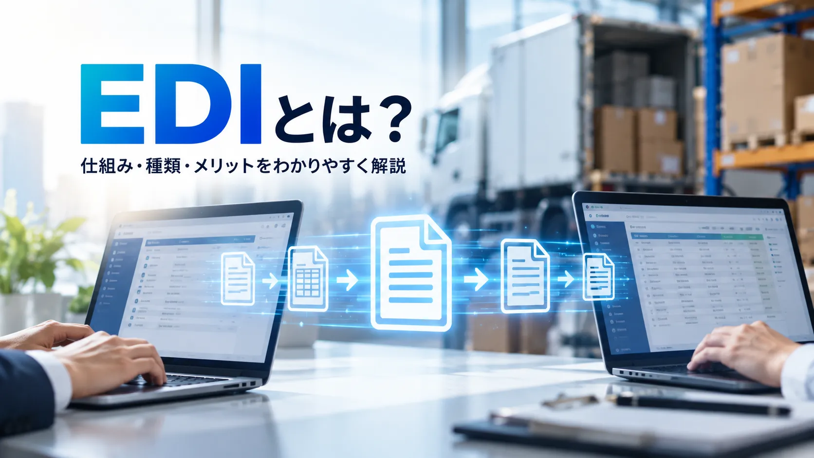 EDIとは？仕組み・種類・メリットをわかりやすく解説