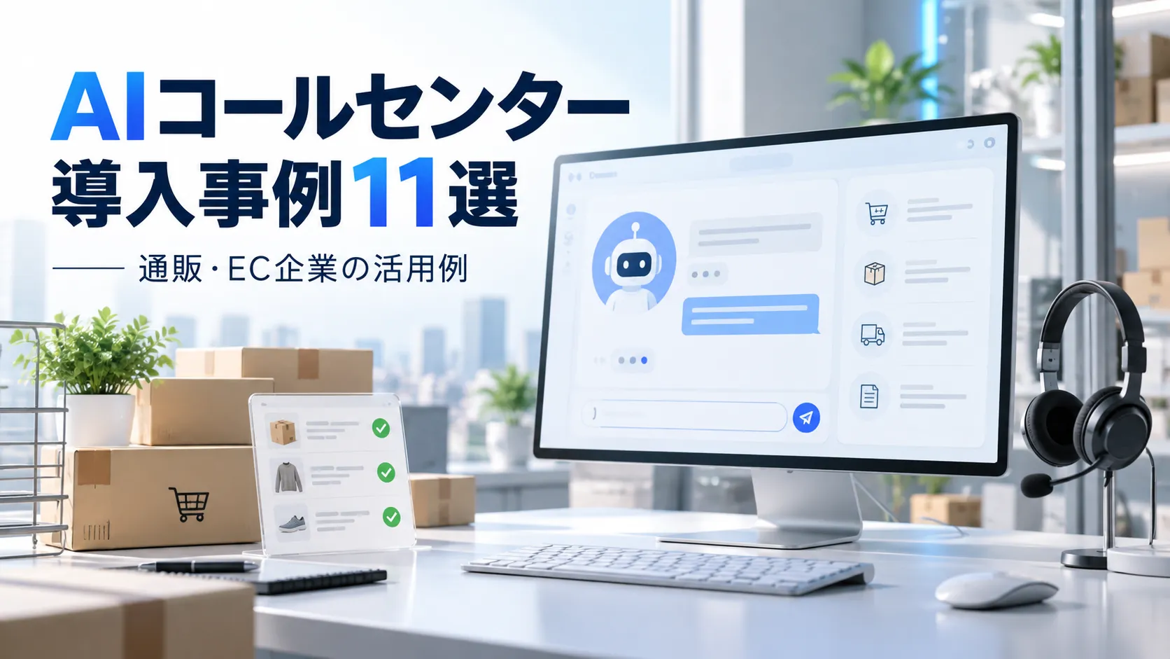 AIコールセンター・問い合わせ対応の導入事例11選｜通販・EC企業の活用例